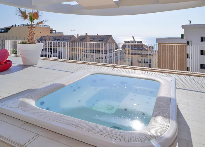 Stunning Seaview Terrace One-bedroom * Fuengirola